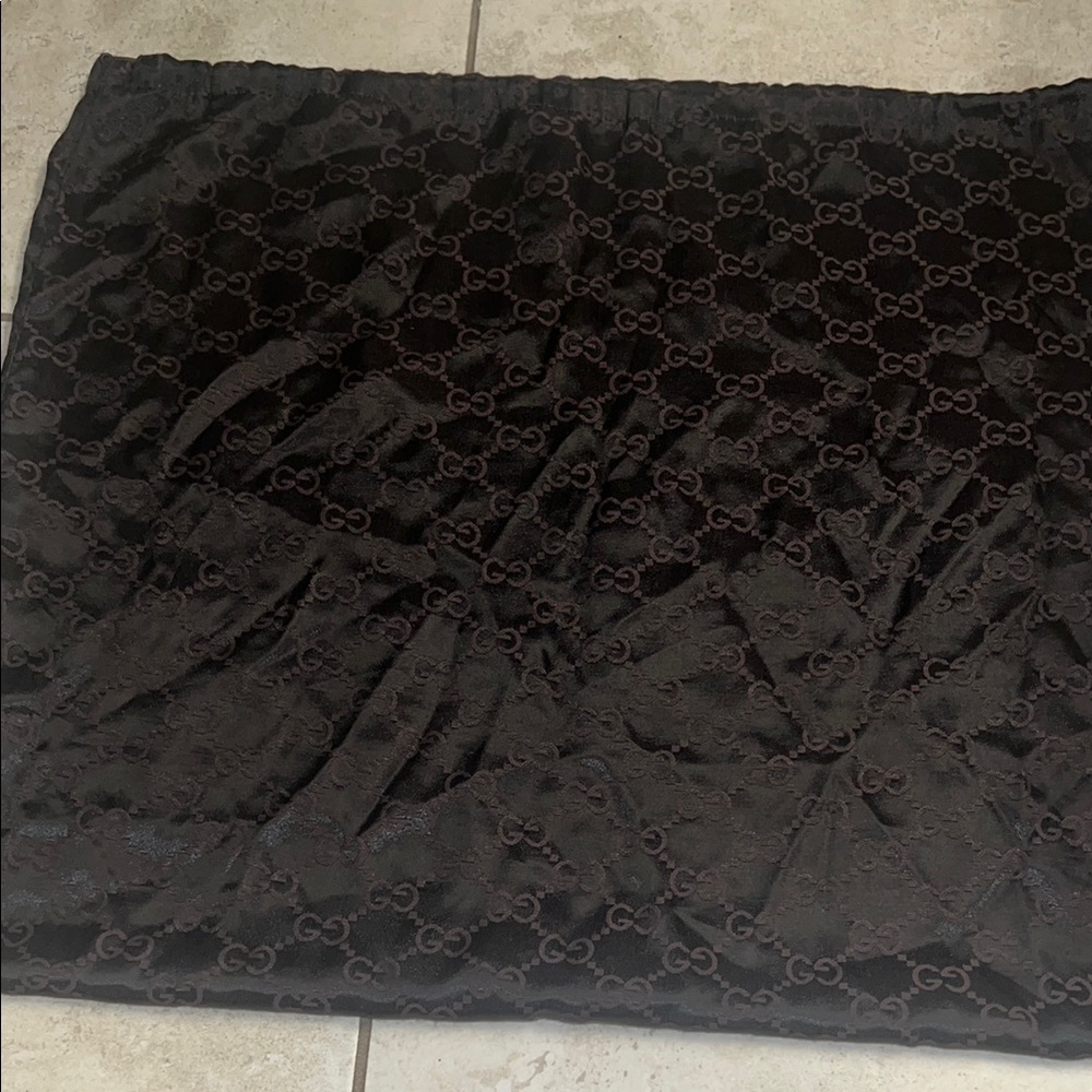 Gucci Black Monogram Purse Dust Bag